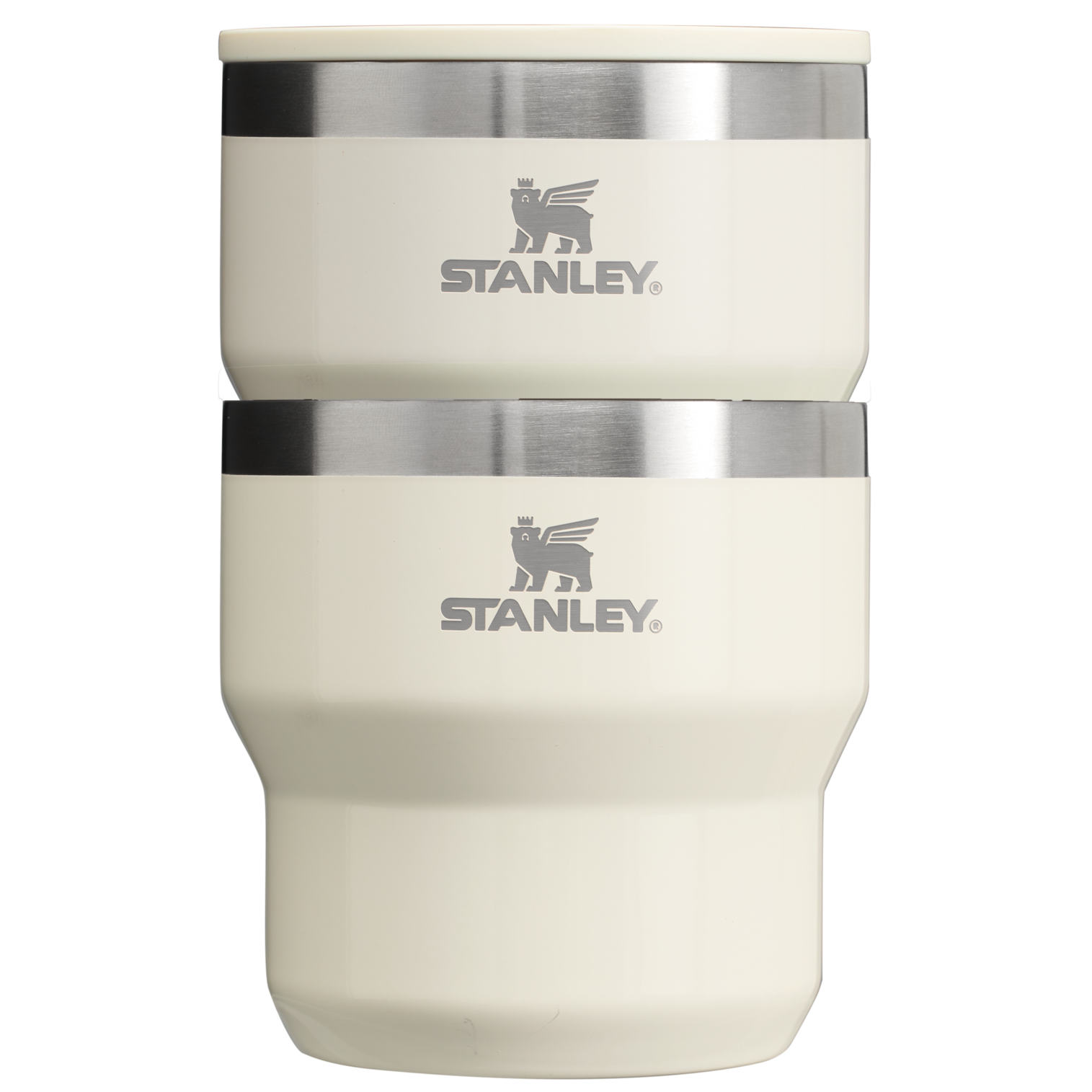 Stanley The Stay-Hot Stacking Cup 2-Piece Set | 10 OZ Cream Gloss Cream Gloss