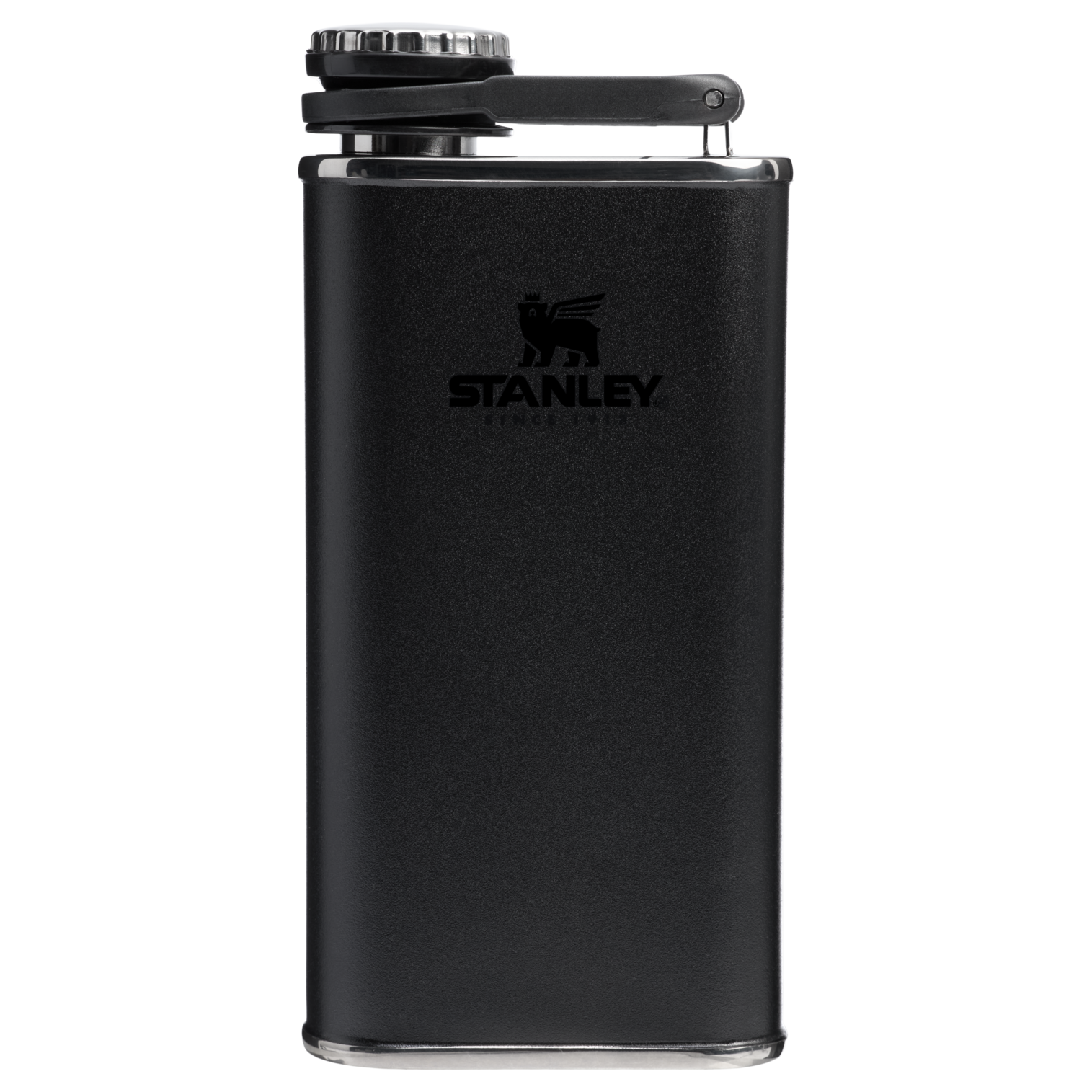 Classic Easy Fill Wide Mouth Flask | 8 OZ Black 2.0 Black 2.0