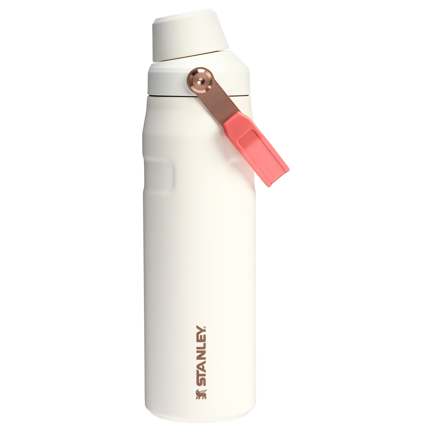 IceFlow Bottle with Fast Flow Lid | 24 OZ Cream Rose Gold Cream Rose Gold