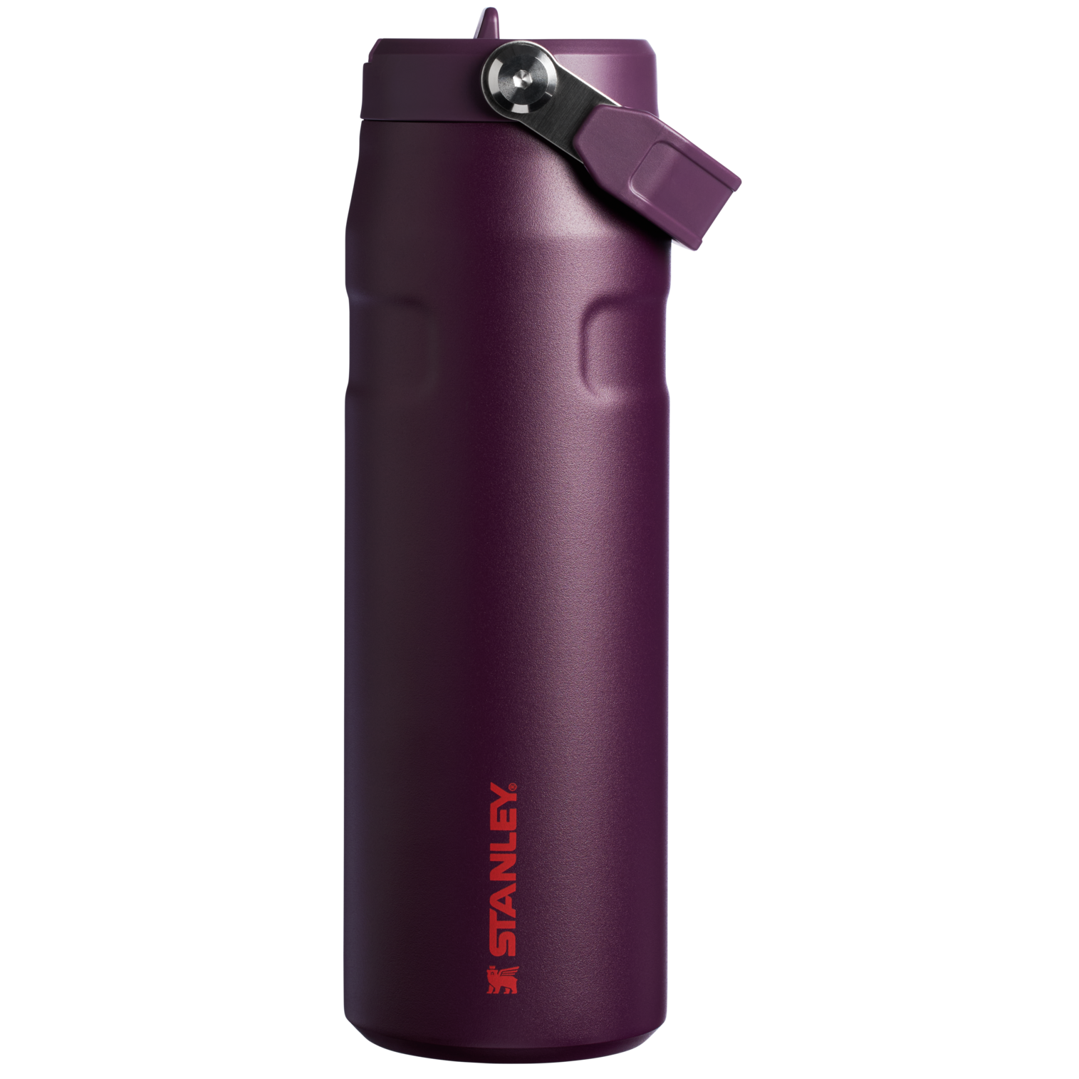 The IceFlow Bottle with Flip Straw Lid | 24 oz - Stanley Create Plum Plum