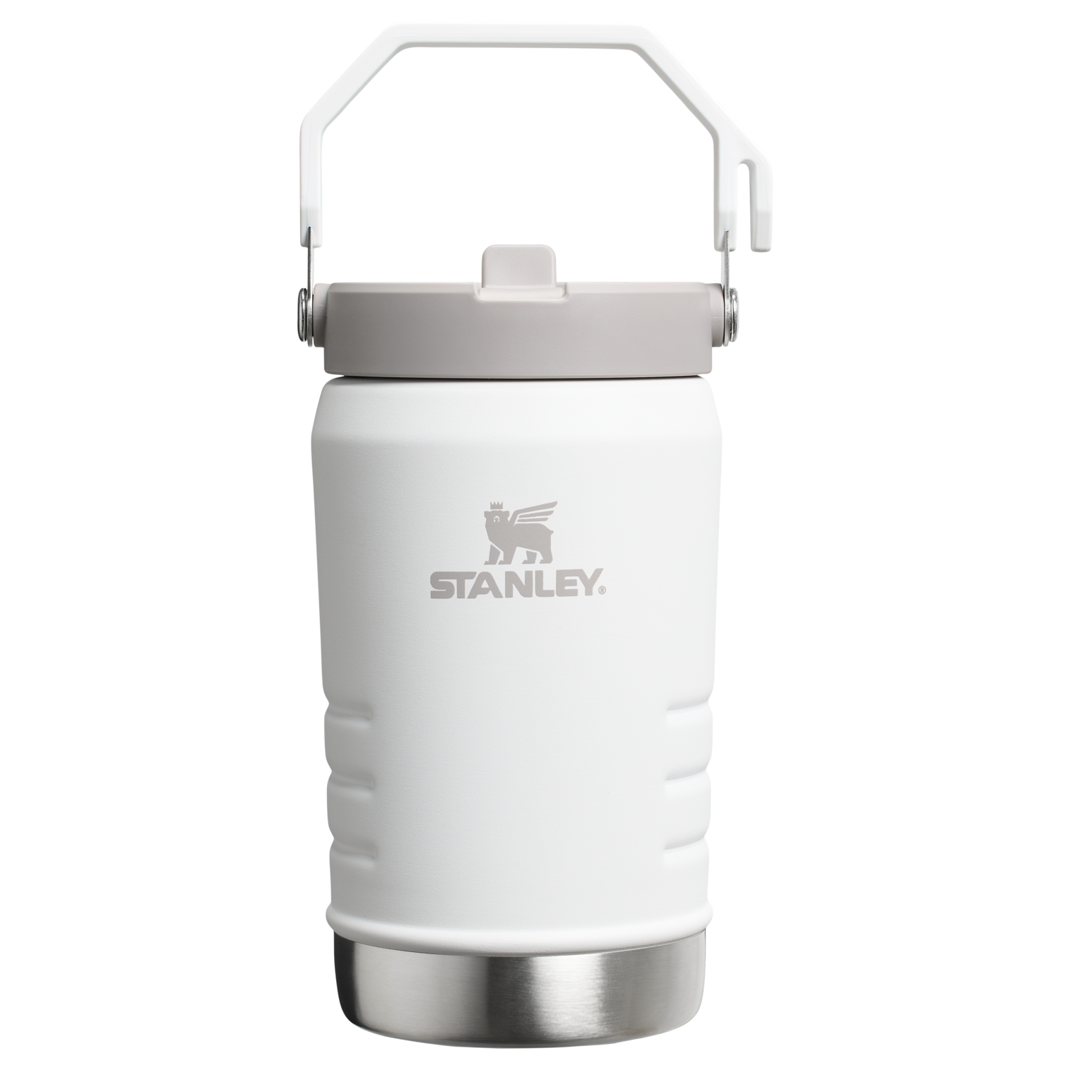 The IceFlow Flip Straw Jug | 40 OZ Frost Frost