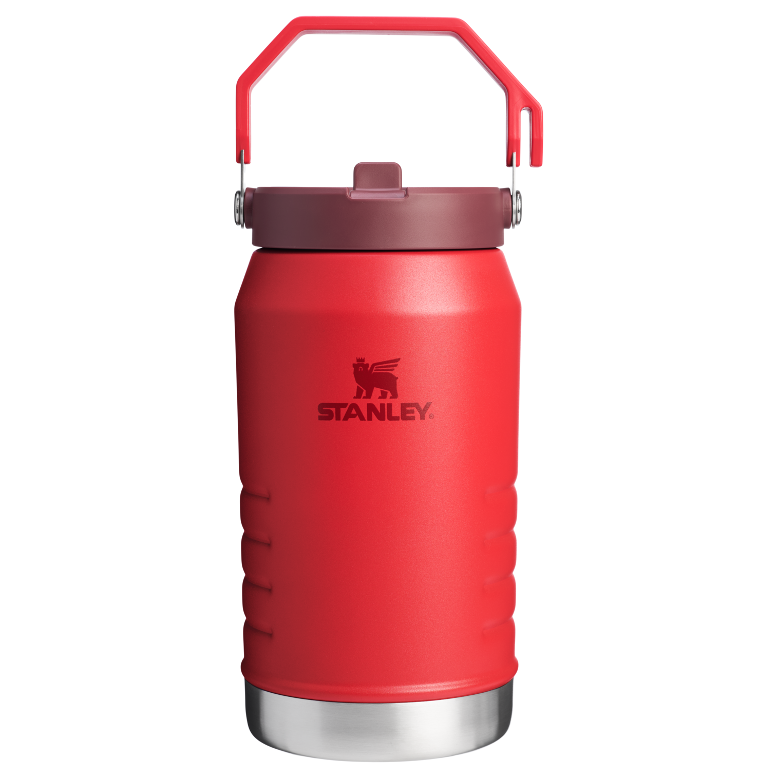 The IceFlow Flip Straw Jug | 64 OZ Chili Red Chili Red