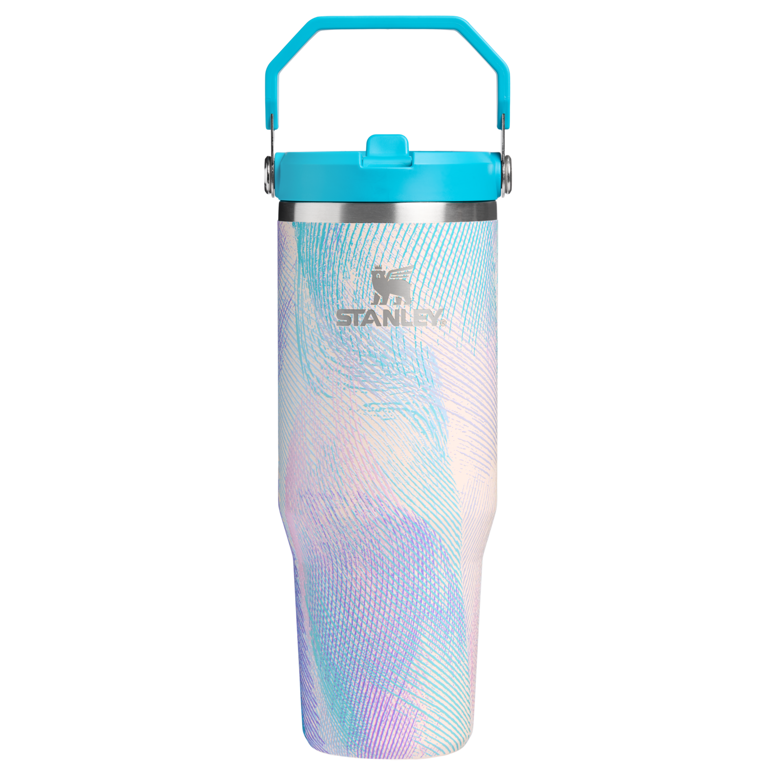 The IceFlow Flip Straw Tumbler | 30 OZ Sea Glass Plume Sea Glass Plume