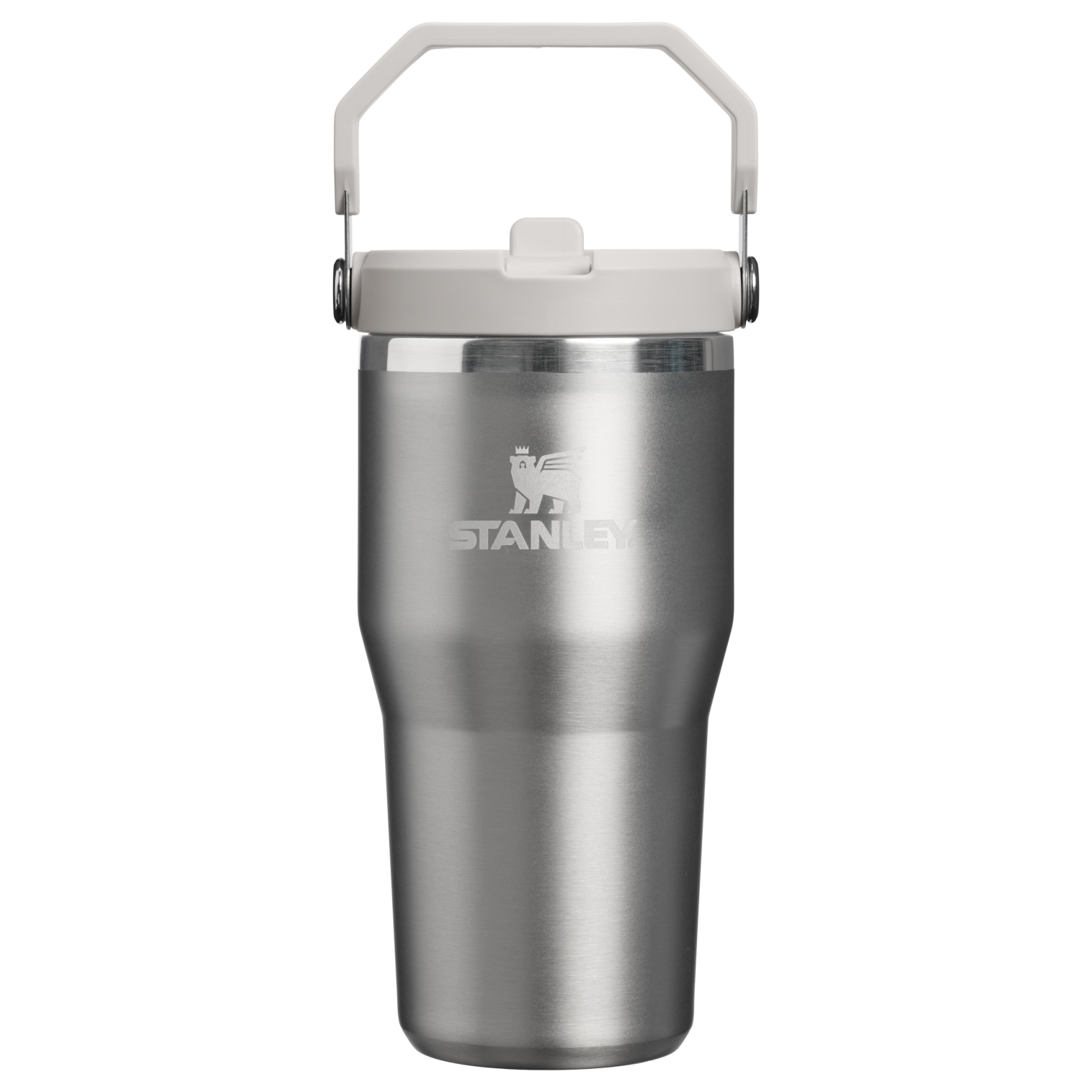 Stanley The IceFlow Flip Straw Tumbler | 20 OZ Stainless Steel Ash Stainless Steel Ash