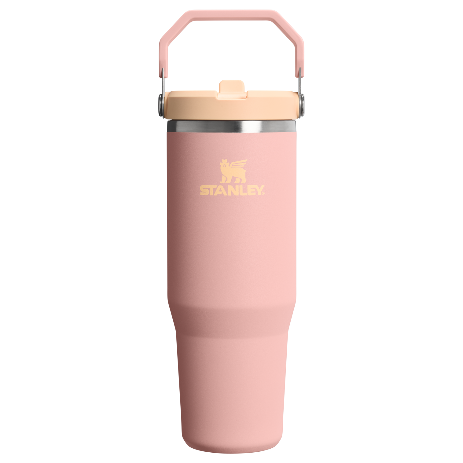 Stanley The IceFlow Flip Straw Tumbler | 30 OZ | Stanley Create Peach Rose Peach Rose