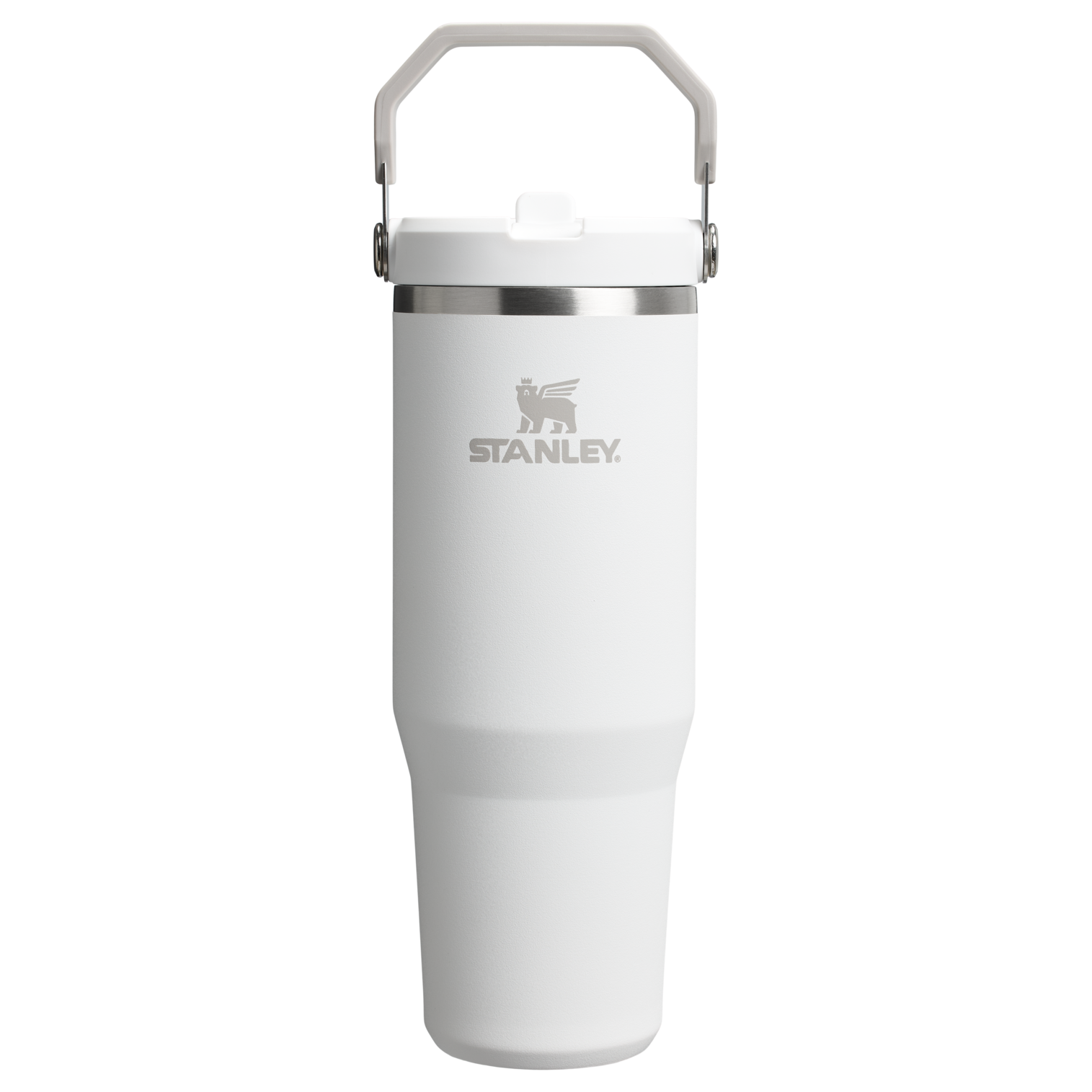 The IceFlow Flip Straw Tumbler | 30 OZ Frost Frost