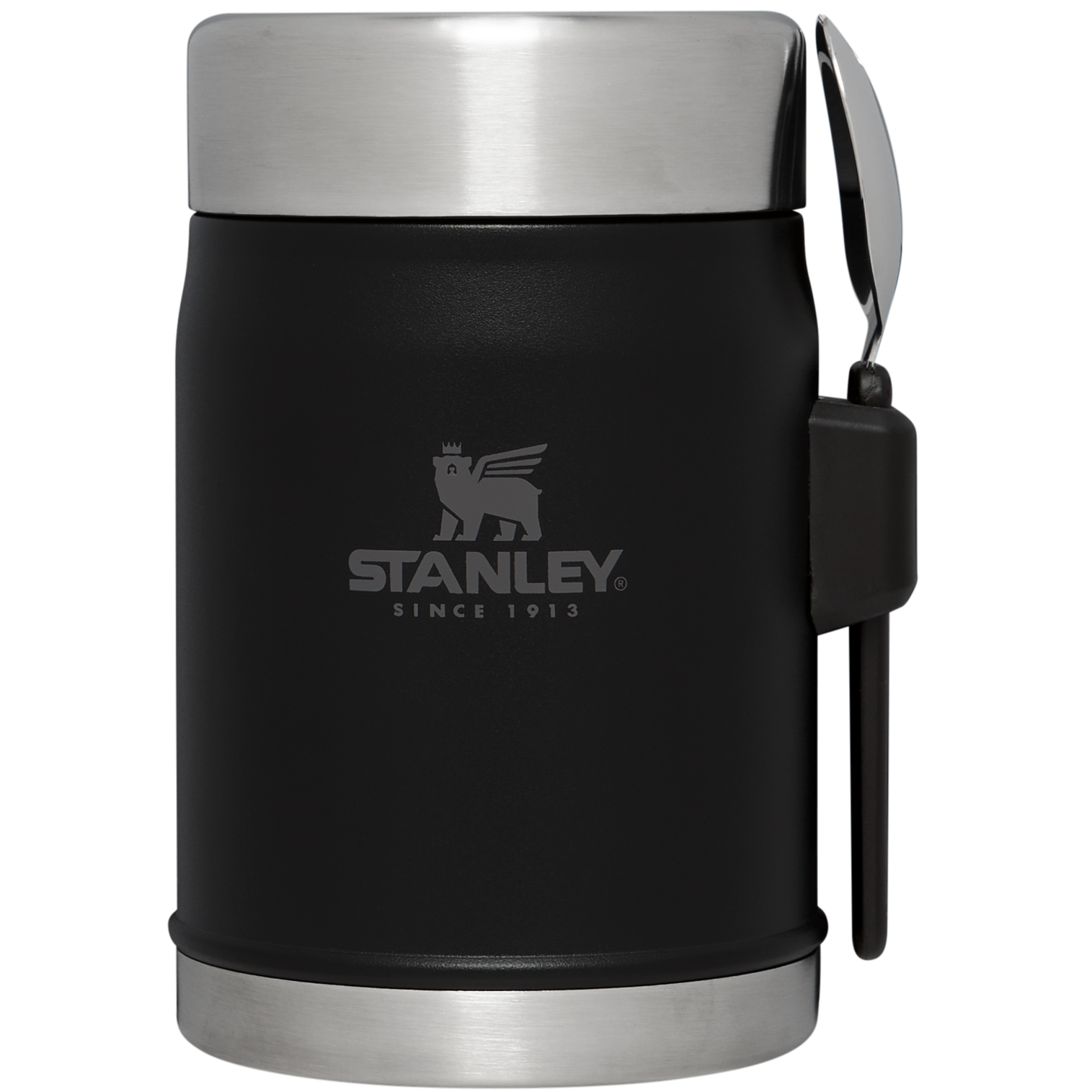 Stanley Classic Legendary Food Jar + Spork | 14 OZ Matte Black Matte Black