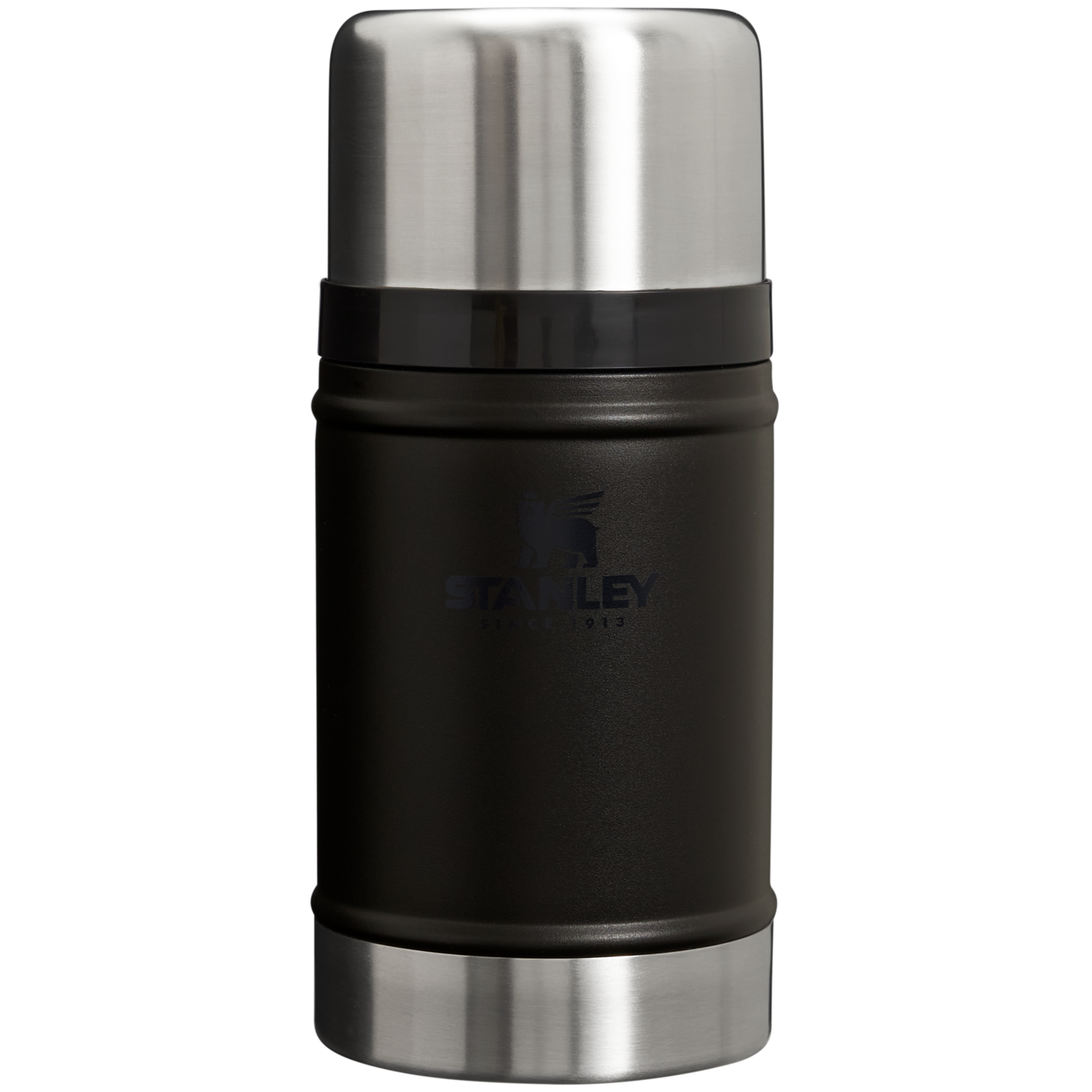 Stanley Classic Legendary Food Jar | 24 OZ Black 2.0 Black 2.0