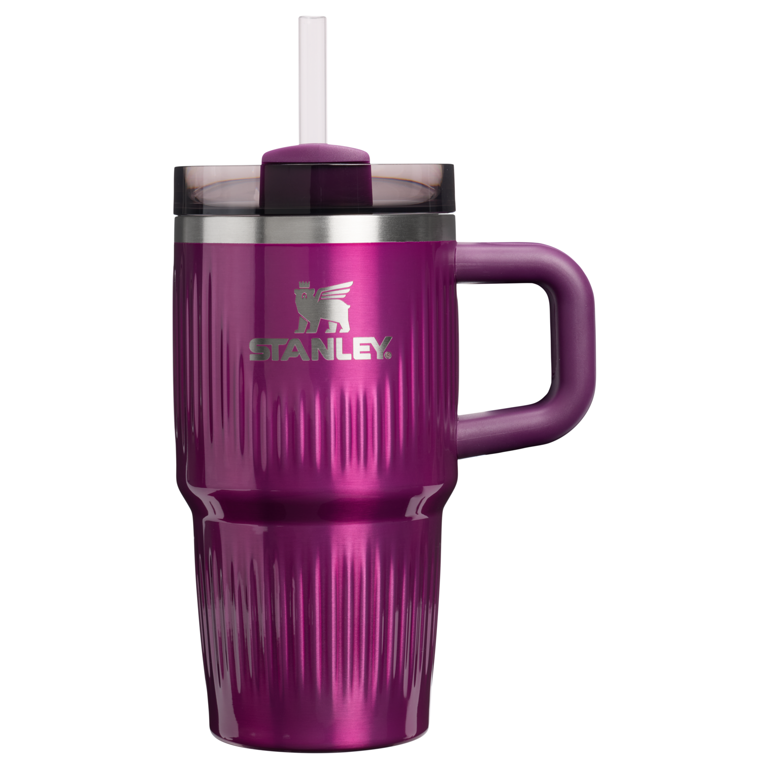 Stanley The Quencher H2.0 Fluted Tumbler with Handle | 20 OZ Mulberry Shine Mulberry Shine