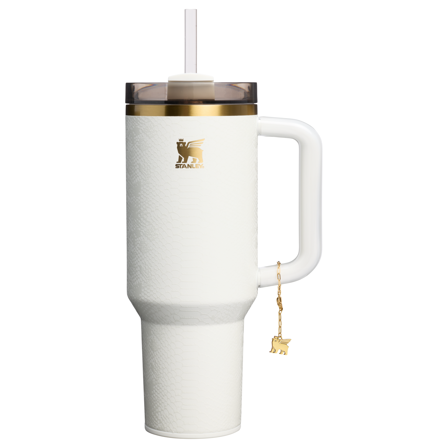 Stanley The Quencher Luxe H2.0 Flowstate Tumbler | 40 OZ Pale Stone Snakeskin Pale Stone Snakeskin Pale Stone Snakeskin