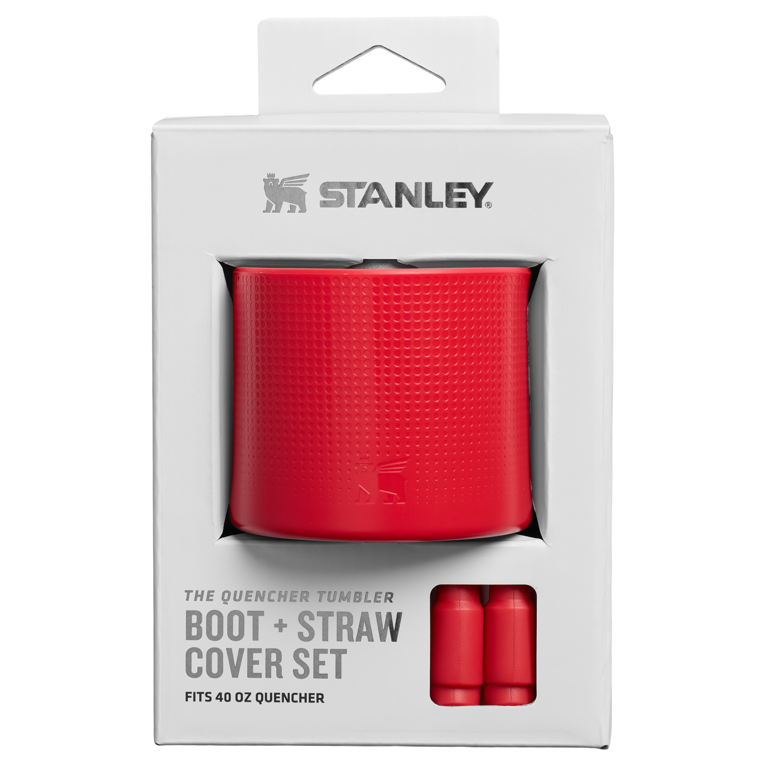 Stanley Quencher Boot and Straw Cover Set | 40 OZ Chili Red Chili Red