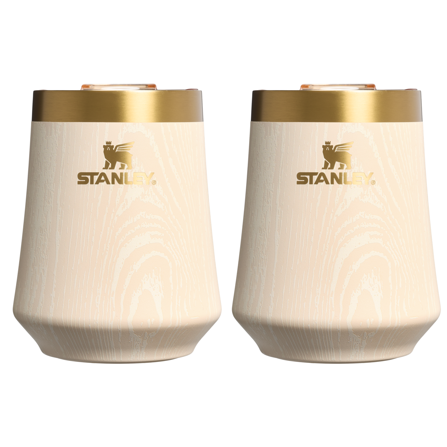 Stanley The Cheers & Cheer Reserve Wine Tumbler | 11 OZ | 2-pack Birch Woodgrain Birch Woodgrain