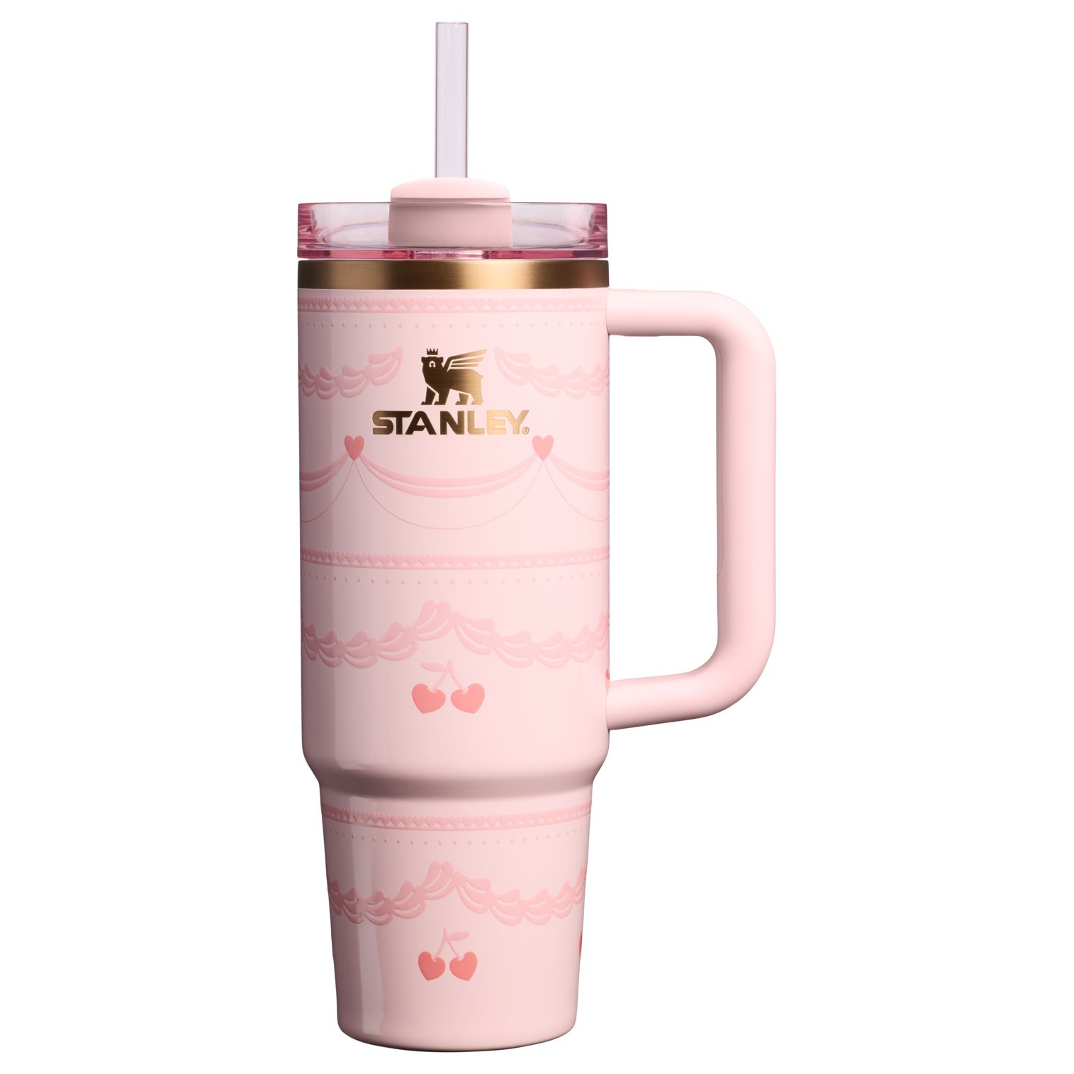 Stanley The Valentine’s Day Quencher H2.0 Flowstate Tumbler | 30 OZ Pink Velvet Cake Pink Velvet Cake