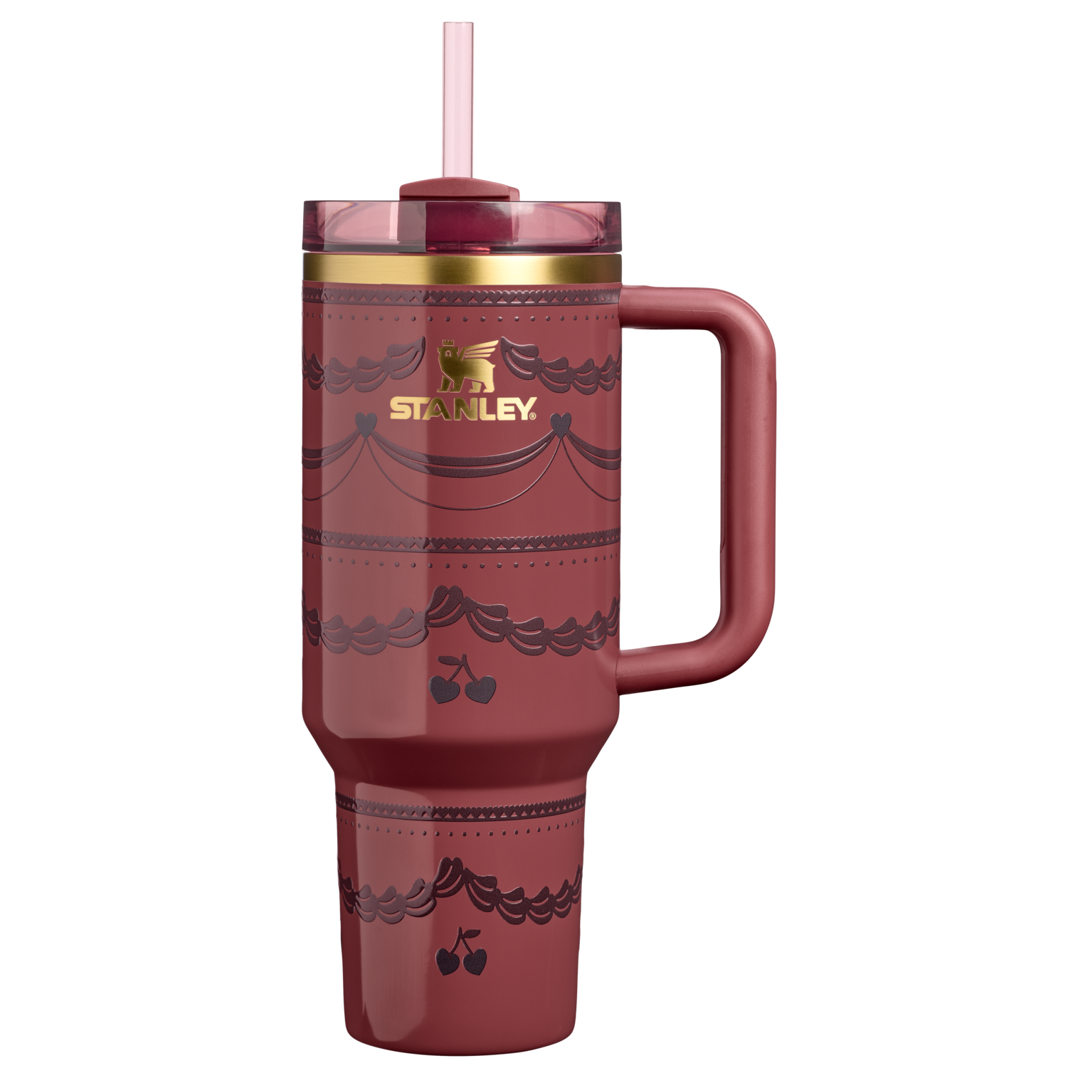 The Valentine’s Day Quencher H2.0 Flowstate Tumbler | 40 OZ Red Velvet Cake Red Velvet Cake