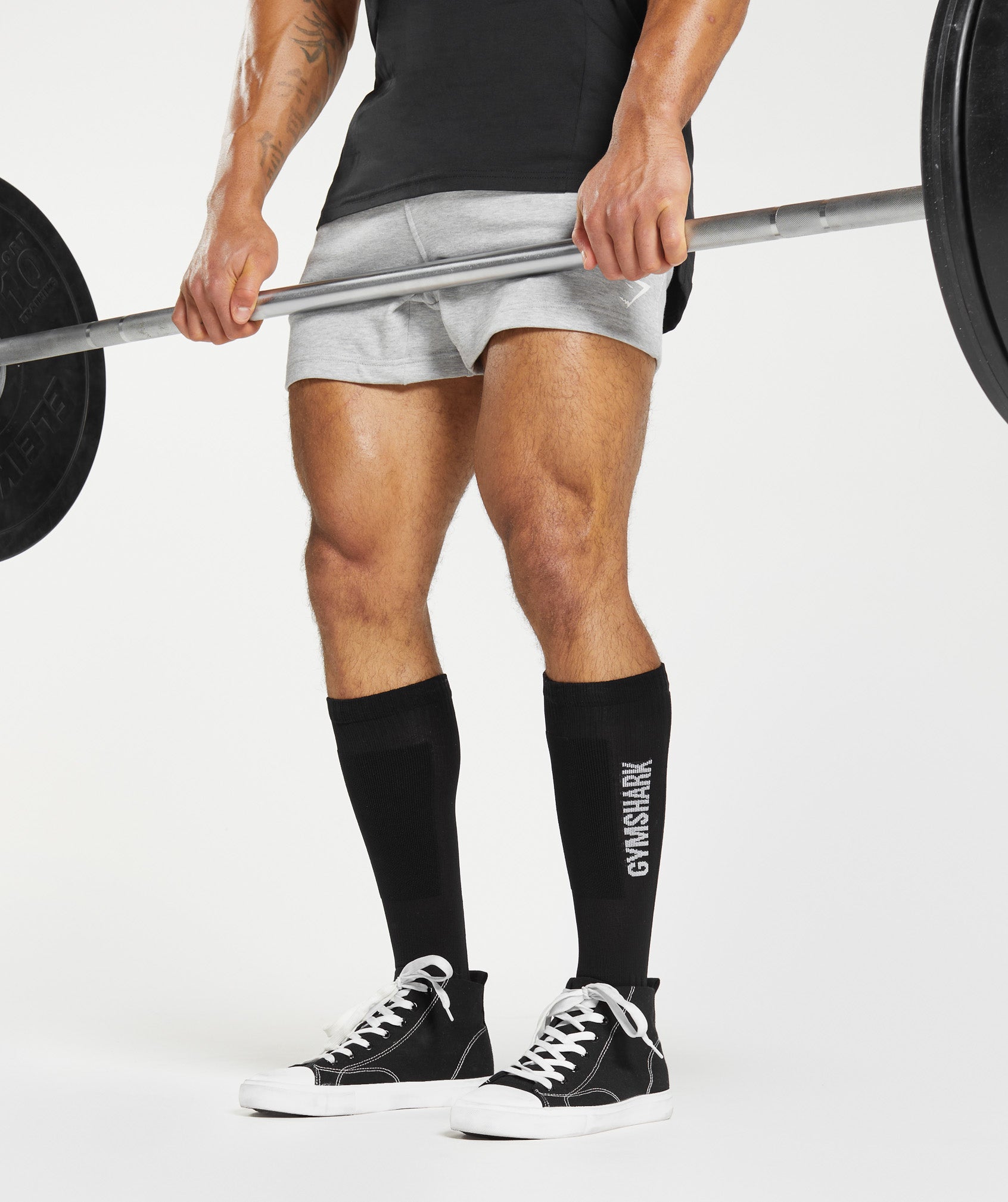 Women's Gymshark Weightlifting Socks Black