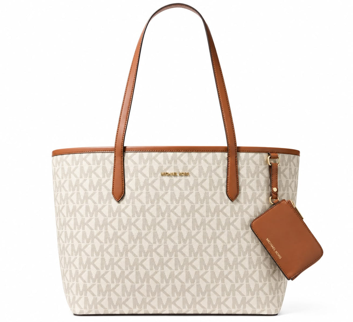 Micheal Kors Jet Set Large Signature Logo Tote Bag