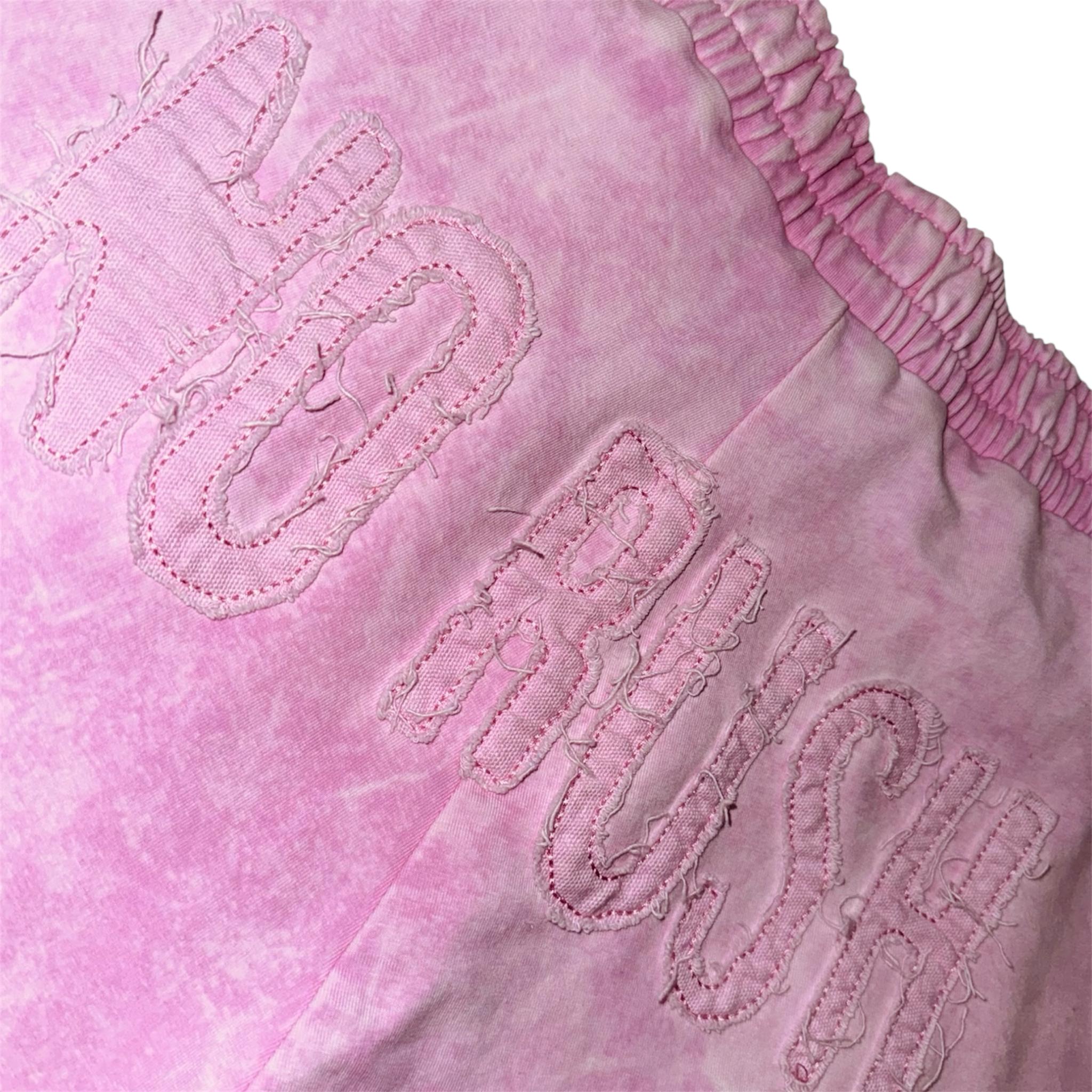 LUMIÈRES Washed Bubblegum Joggers (Women)