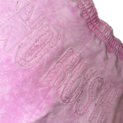 LUMIÈRES Washed Bubblegum Joggers (Women)