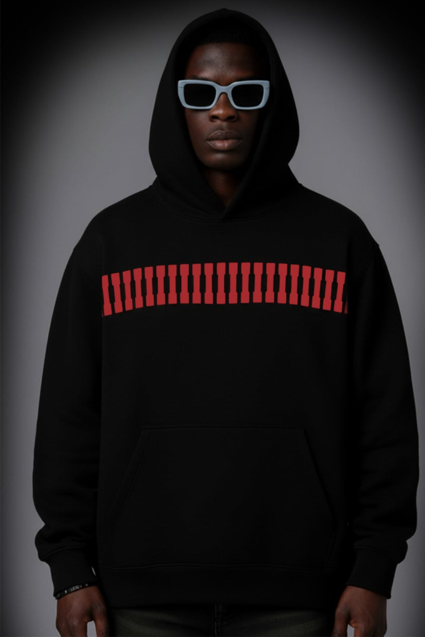 I LOVE YOU THIIIIIIS MUCH Black Hoodie