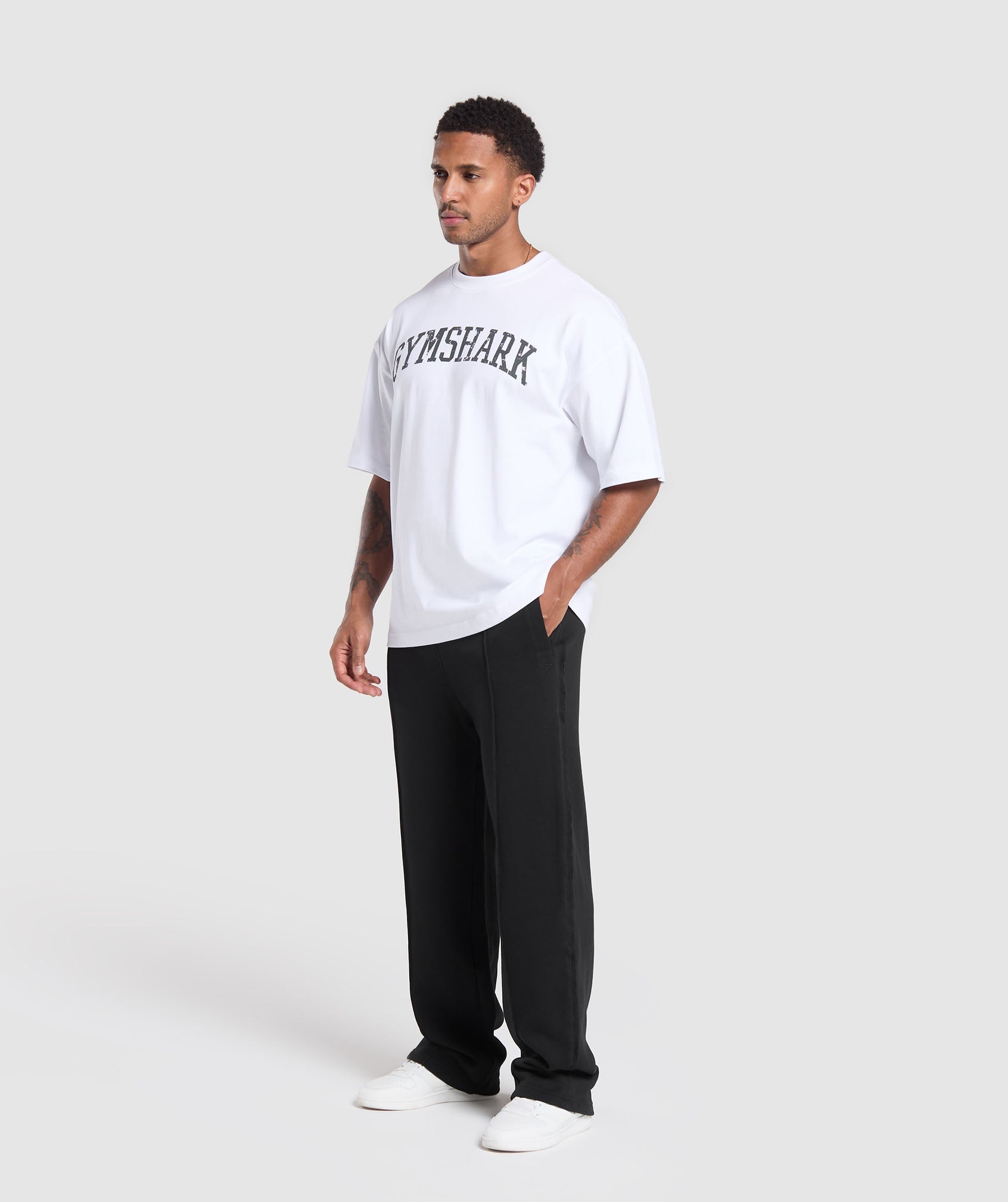 Gymshark Wide Leg Pants Black