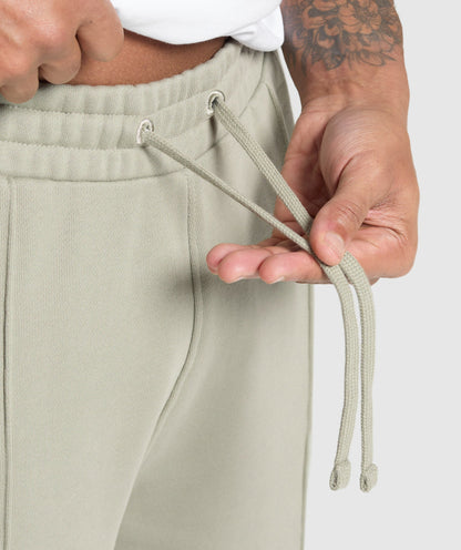 Gymshark Wide Leg Pants Chalk Green