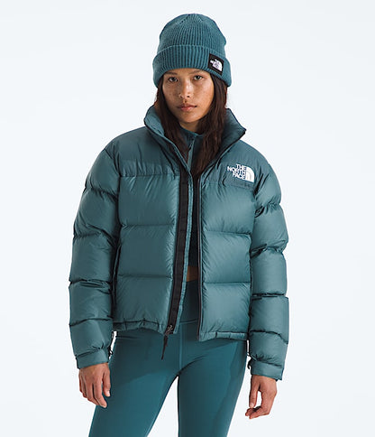 The North Face Women 1996 Retro Nuptse Jacket Granite Grey Tawny Quartz/TNF Black White Dune/TNF Black/Recycled Down Space Slate Moss