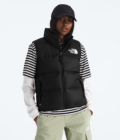 The North Face Women 1996 Retro Nuptse Vest Tawny Quartz/TNF Black White Dune/TNF Black/Recycled Down Estate Blue/TNF Black