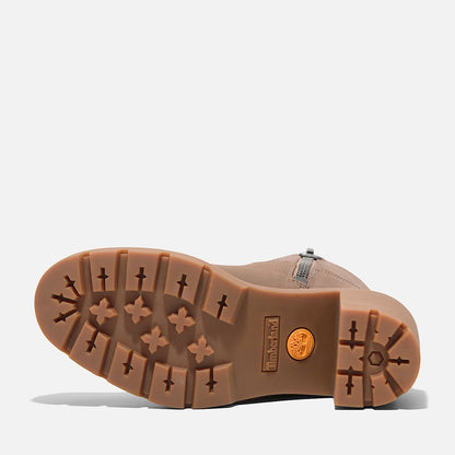 Timberland Women'S Allington Heights Mid Zip Boot Taupe Nubuck