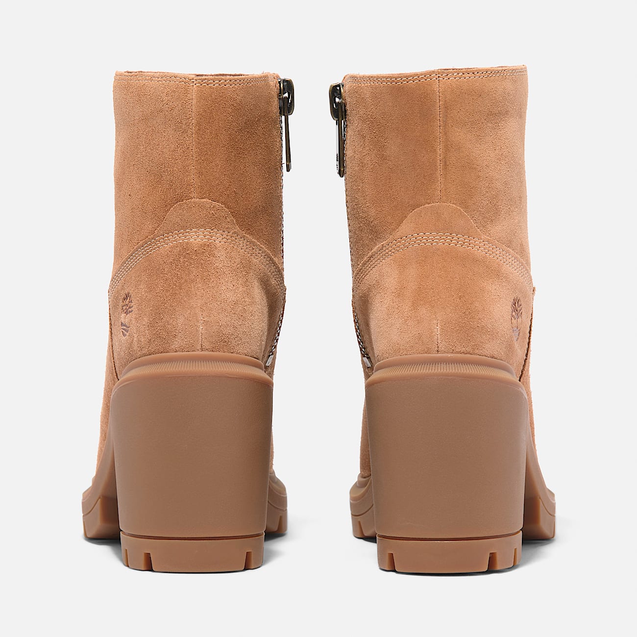 Timberland Women'S Allington Heights Mid Zip Boot Rust Suede