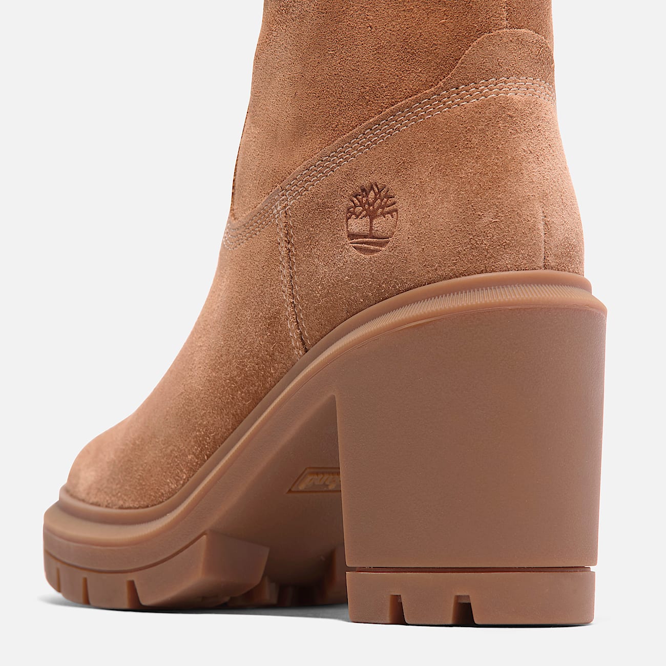Timberland Women'S Allington Heights Mid Zip Boot Rust Suede