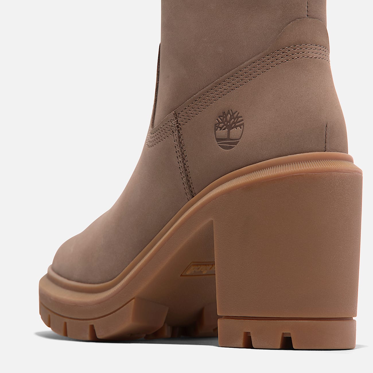 Timberland Women'S Allington Heights Mid Zip Boot Taupe Nubuck