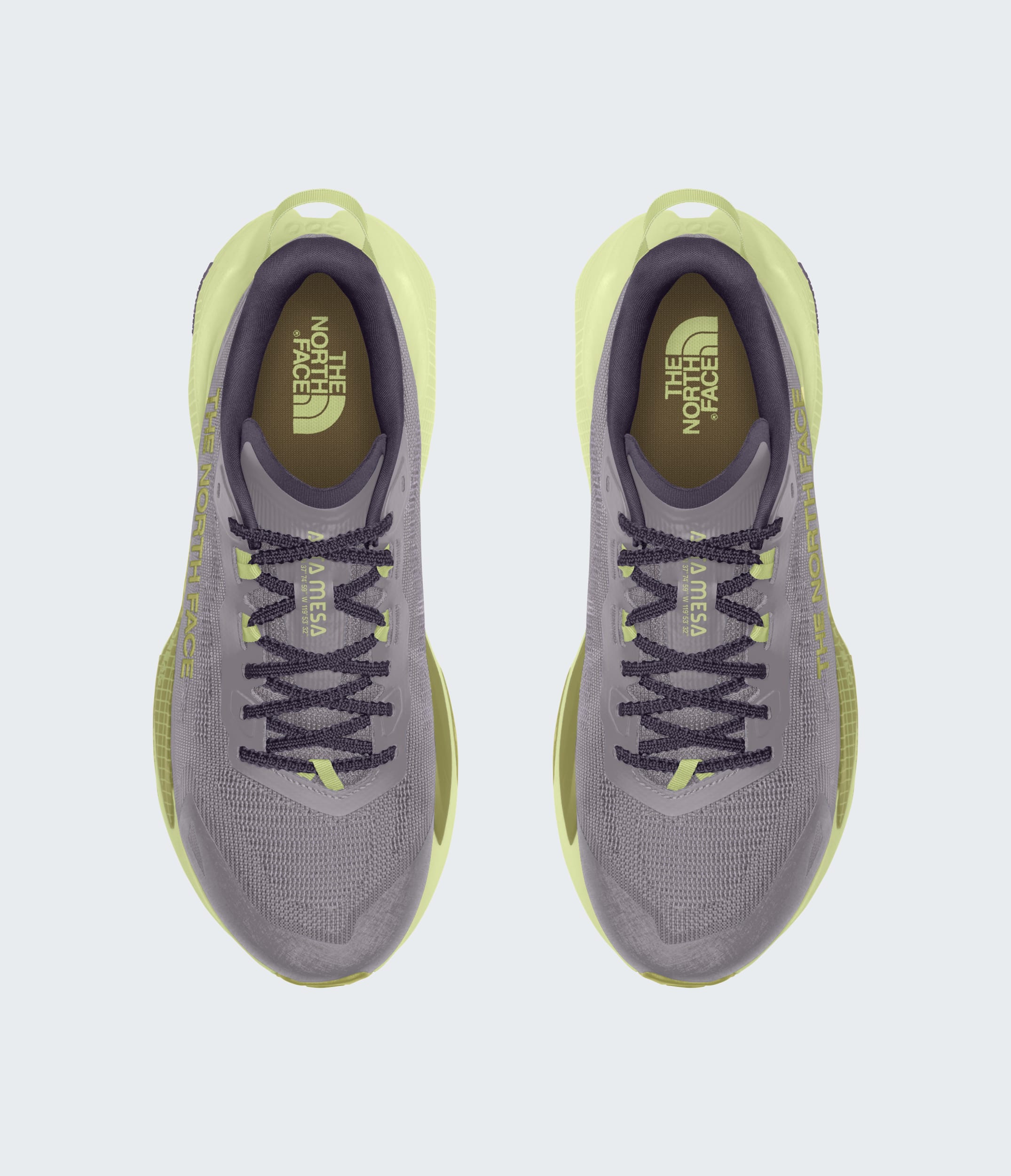 The North Face Womens Altamesa 500 V2 Shoes Transcendent Grey-Pear Transcendent Grey-Pear