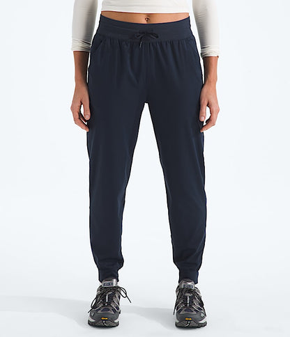 The North Face Women Aphrodite Arise Joggers Bark Mist Summit Navy TNF Black