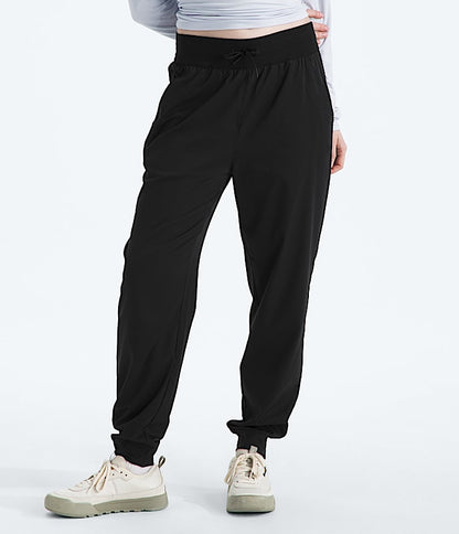 The North Face Women Aphrodite Arise Joggers Bark Mist Summit Navy TNF Black