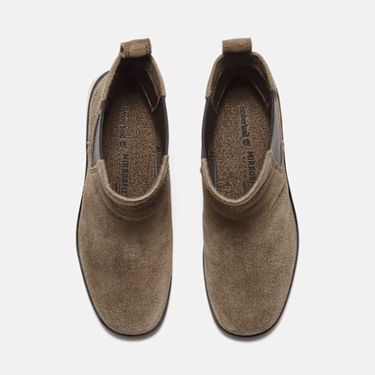 Timberland Bellevaux Chelsea Boot Dark Brown Suede/Black Women'S