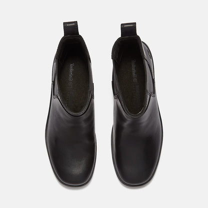 Timberland Women'S Bellevaux Chelsea Boot Black Full-Grain