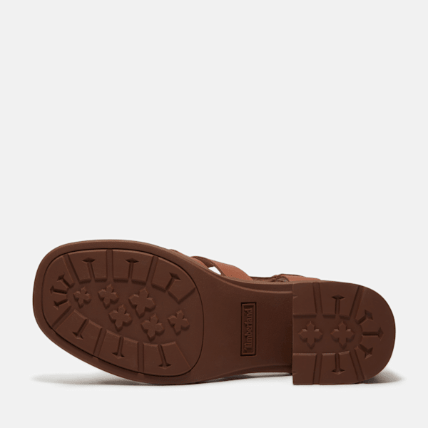 Timberland Bellevaux Fisherman Sandal Brown Full-Grain Women'S