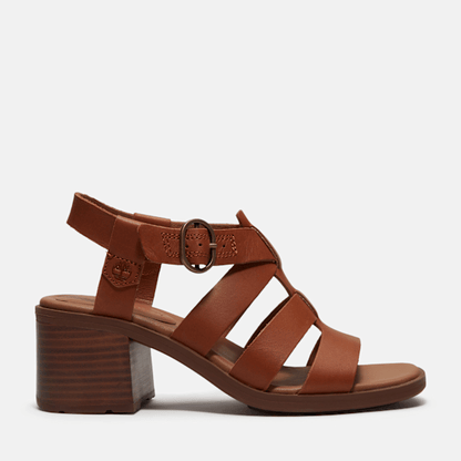 Timberland Bellevaux Fisherman Sandal Brown Full-Grain Women'S