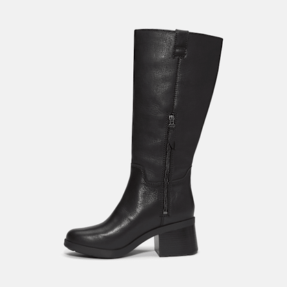 Timberland Bellevaux Tall Boot Black Full-Grain Women'S