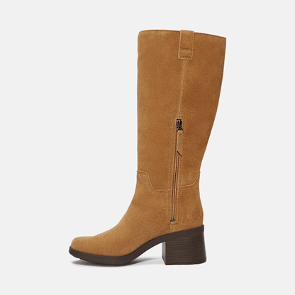 Timberland Bellevaux Tall Boot Medium Brown Suede Women'S
