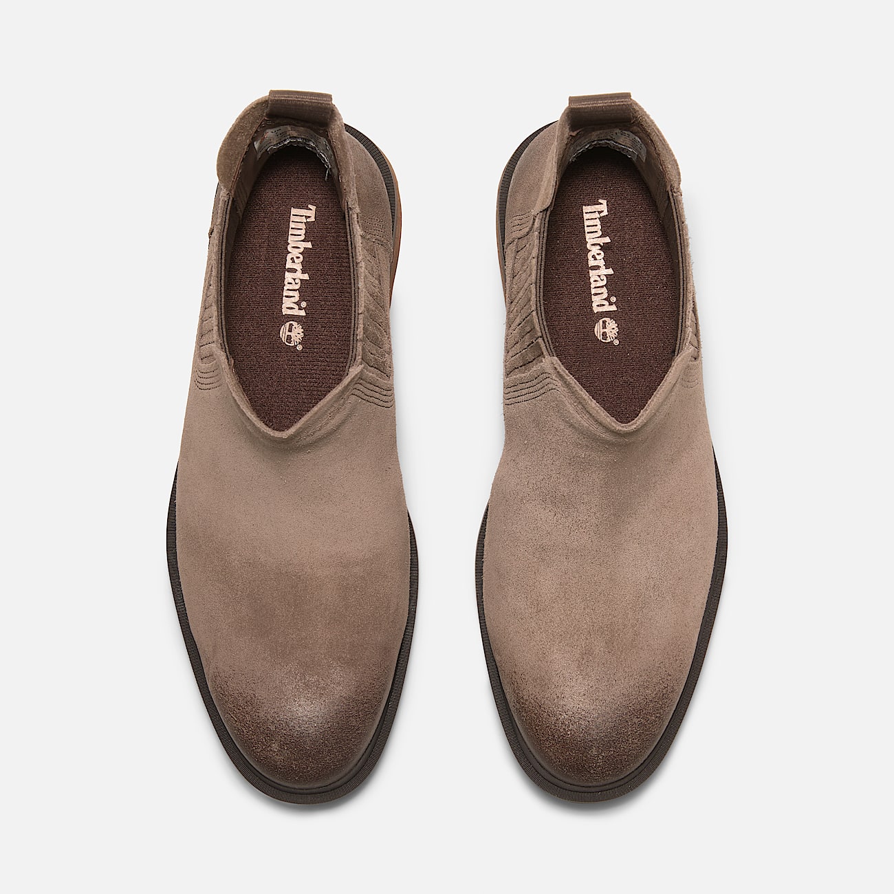 Timberland Women'S Brimfield Chelsea Boot Brown Suede