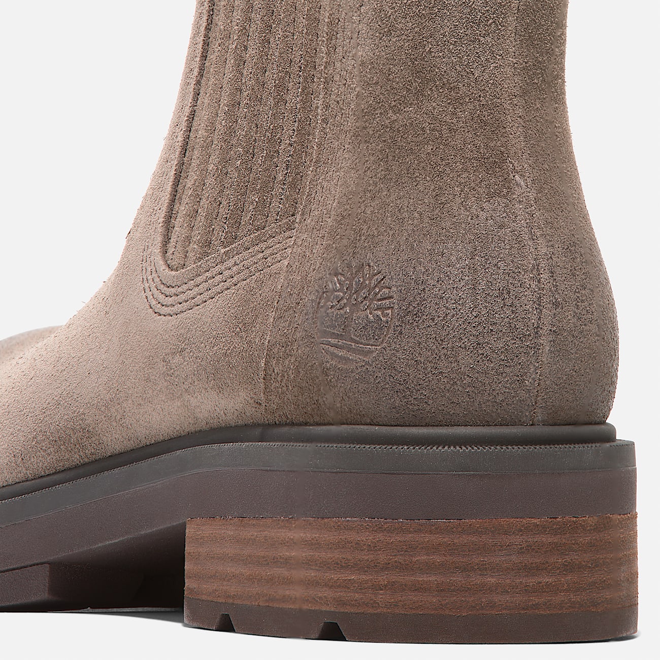Timberland Women'S Brimfield Chelsea Boot Brown Suede