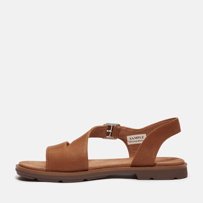 Timberland Calista Bay Backstrap Sandal Rust Full-Grain Women'S