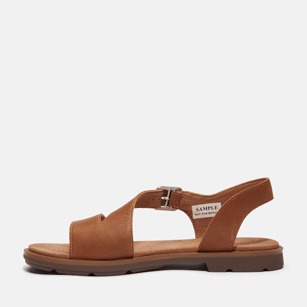 Timberland Calista Bay Backstrap Sandal Rust Full-Grain Women'S