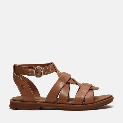 Timberland Calista Bay Fisherman Sandal Brown Full-Grain Women'S