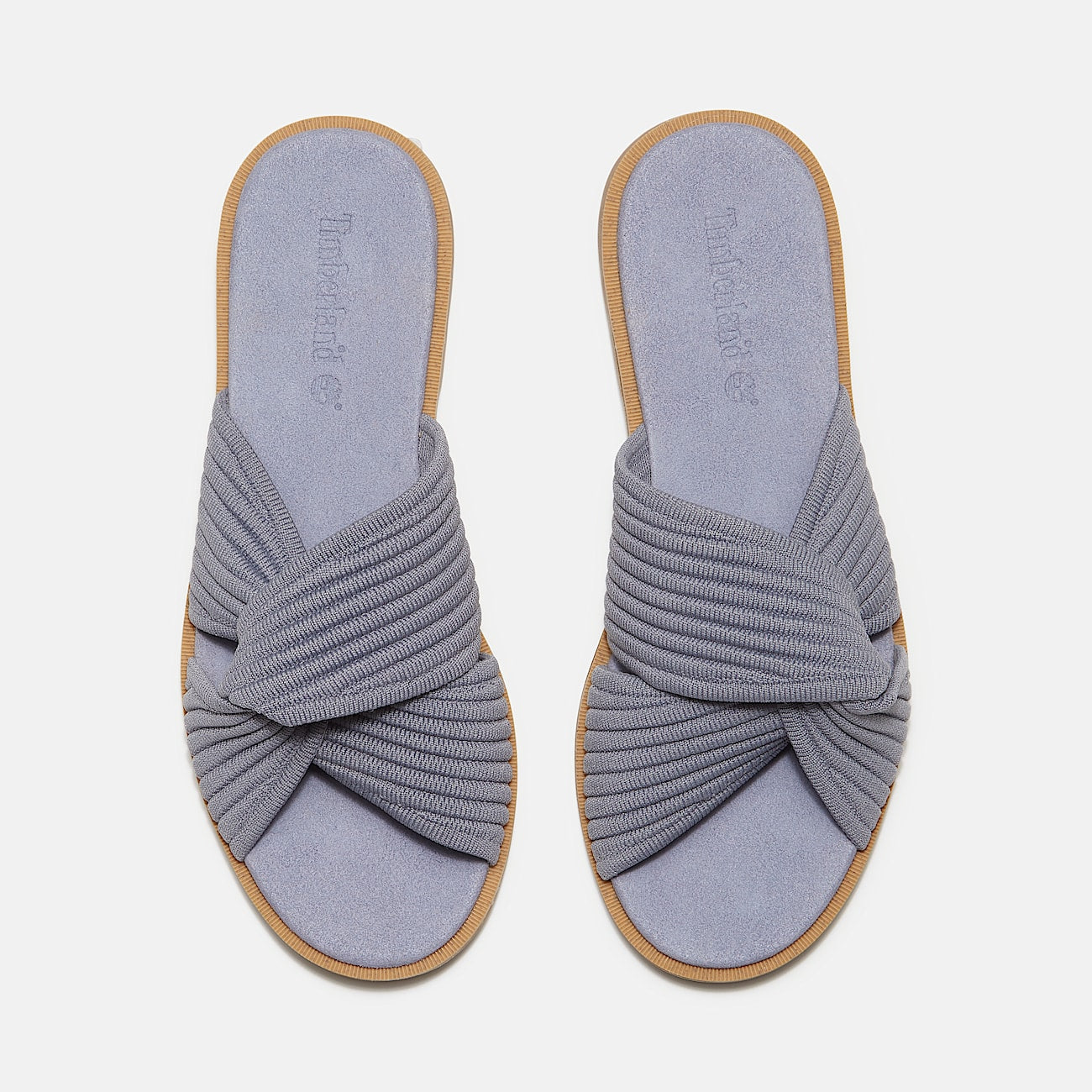 Timberland Women'S Calista Bay Slide Sandal Medium Purple Knit