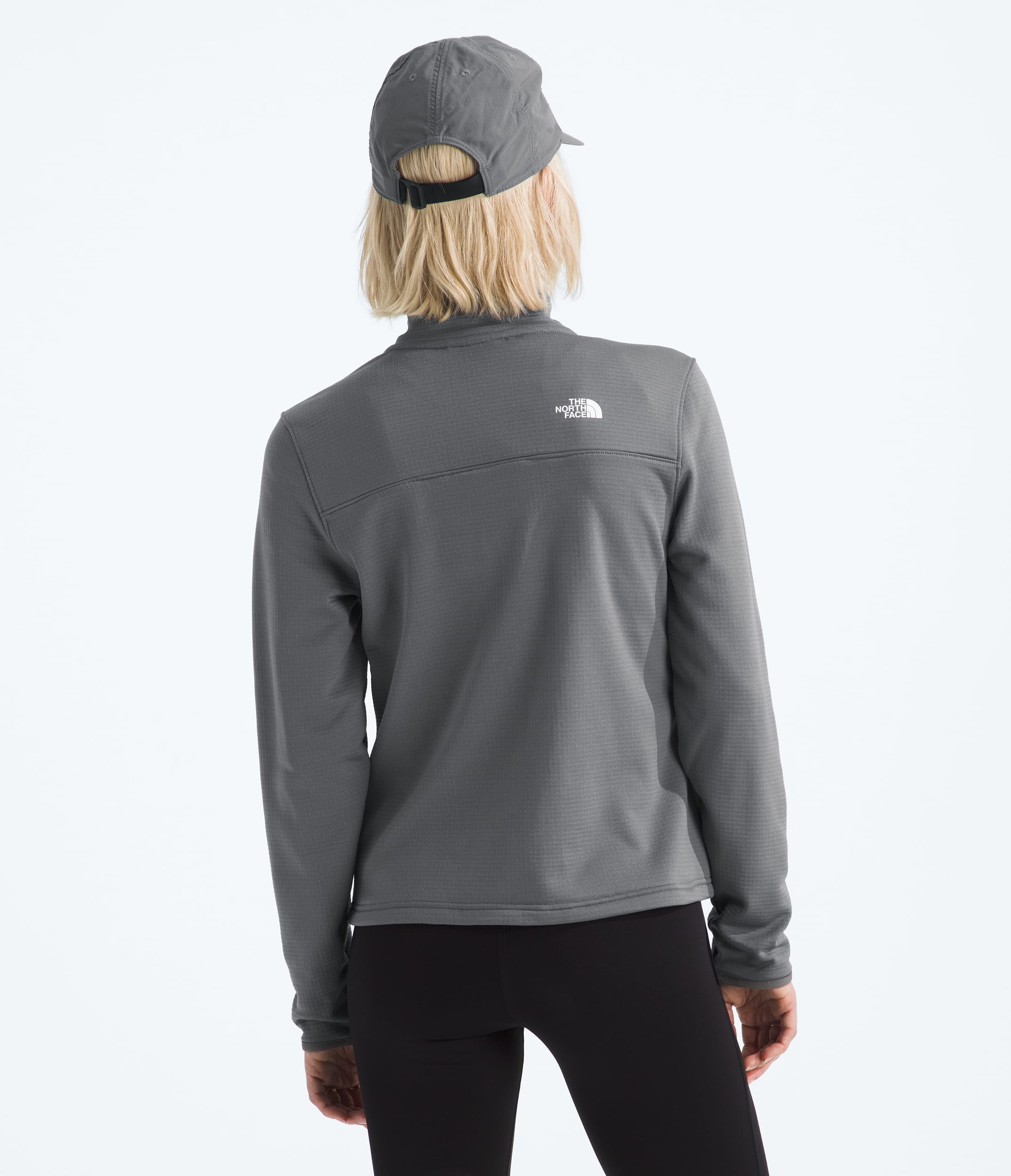The North Face Women’s Cedar Trail Grid Fleece Jacket Smoked Pearl
