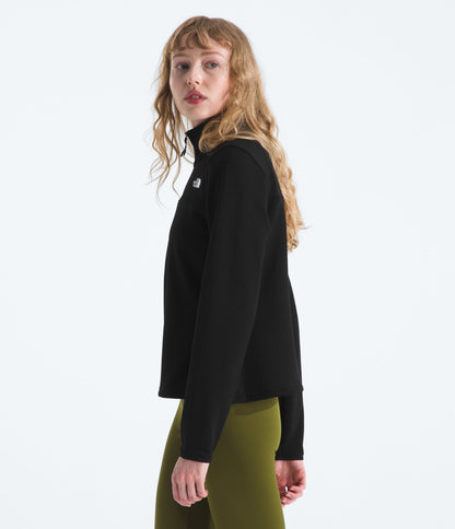The North Face Women’s Cedar Trail Grid Fleece ¼-Zip Jacket TNF Black