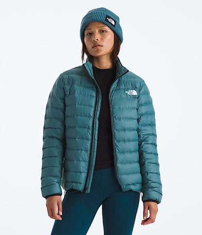 The North Face Women Classic Down Jacket White Dune Space TNF Black