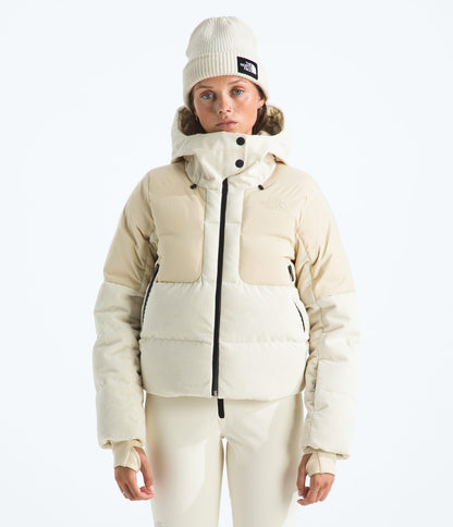 The North Face Women’s Cold Spell Corduroy Cropped Down Jacket Gravel